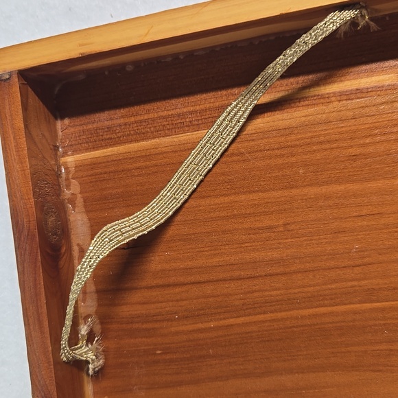 Vintage Cedar Box Holy Bible Case Jesus Picture Deepest Sympathy Gift Memorial - Picture 14 of 17